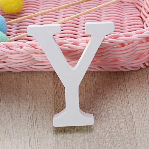PartyKindom Hanging Wall 26 Letters Unfinished Wood Letter freestanding Letter Wood Table Sign Wooden Letters Kids Bedroom Letter Sign Standing PartyKindom