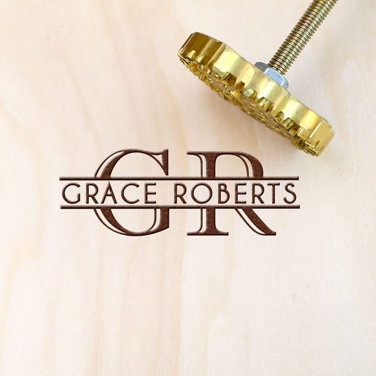 Custom DIY Logo Branding Iron - Versatile Stamp for Wood, Leather, and More - WoodArtSupply