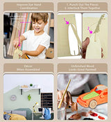 Puzzled Bundle of Cars: F-20, P911, and Race Car Wooden 3D Puzzles Construction Kits - Fun & Educational DIY Racing Toys, Assemble Model Unfinished Puzzled