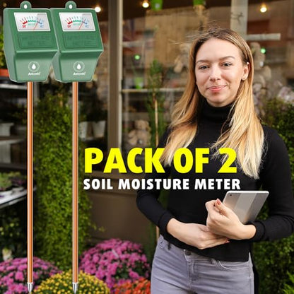 Antonki Soil Moisture Meter for Indoor Plants, Plant Water Meter, Soil Hygrometer Monitor, Soil Sensor Water Test Kit for Flower, Tree Gardening, - WoodArtSupply