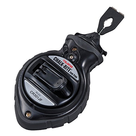 TAJIMA Chalk Line - Chalk-Rite Jam Free Chalk Box with Extra Bold 1mm Snap Line & Five Gear Quick Retrieval - CR301JF Tajima