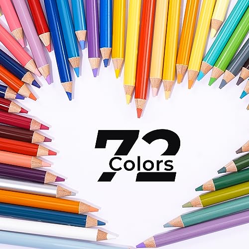 36 Colors Premium Colored Pencil Set, Perfect For Drawing And Coloring -  Soft Core, Holiday Gift For Artist Painting, Colored Pencils For Adults And  B