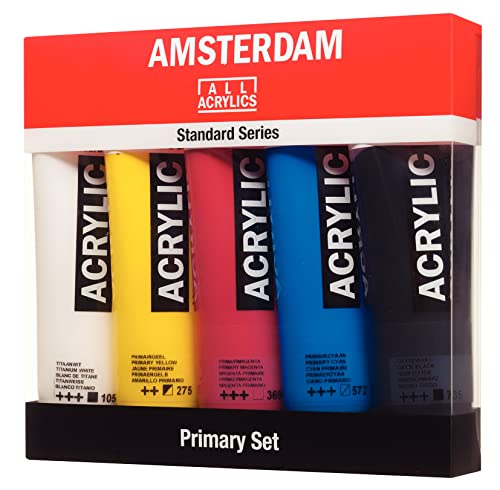 Amsterdam Standard Series acrylics primary set 5x 120 ml Amsterdam