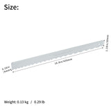 Frautron Guitar Neck Notched Straight Edge, 4mm Thick Aluminum Guitar Neck Maintenance Setup Tool, Pro Luthiers Repair Tool for Gibson 24.75" Fender Frautron