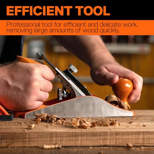 JORGENSEN No.4 10" Wood Planer, Hand Planer for Woodworking, Hand Plane, Wood Plane, Jack Plane for Trimming, Wood Planing, Craft - Smoothing Plane Jorgensen