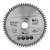 3pcs Circular Saw Blade, 8inch Table Saw Blade Miter Saw Blade 24T 48T 60T TCT Saw Blade Disc 30mm 1.18inch Bore with 7000 RPM Zerone