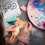 Craft-tastic – Make a Fox Friend Craft Kit – Learn to Make 1 Easy-to-Sew Stuffie with Clothes & Accessories Craft-tastic