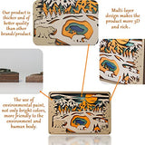 3D Rustic Forest Park Animal Wall Sculpture by CmayAlgc - Unique Wooden Art Decor for Home and Office CmayAlgc