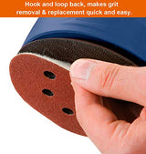 5-Inch Hook and Loop Sanding Discs for Random Orbital Sander, Assorted Sandpaper 40-1000 Grits, 110 PCS FRIMOONY