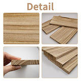 Unfinished Wood Rectangles Blank Wooden Chipboard Thick Carbonized Paulownia Wood Art Boards for Wall Shelf Crafts Painting Home Decorations Door KeaJuidy