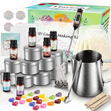 Haccah Complete Candle Making Kit,Candle Making Supplies,DIY Arts and Crafts Kits for Adults,Beginners,Kids Including Wax, Wicks, 6 Kinds of Haccah
