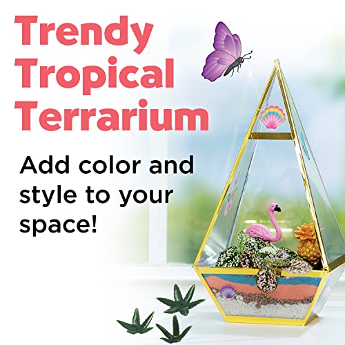 Creativity for Kids Tropical Terrarium Craft Kit - Kids Terrarium Kit for Ages 7+, STEAM Activity - WoodArtSupply