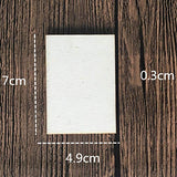 Healifty 24pcs Craft Wooden Slices Wooden Log Wooden Embellishments Wooden Gift Tag Wooden Coasters Unfinished Wood Shapes Rectangular Wood Slices Healifty