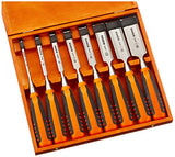 Bahco 424-P Bevel Edge Chisel Set 8 Wood Box BAH424PS8 Bahco