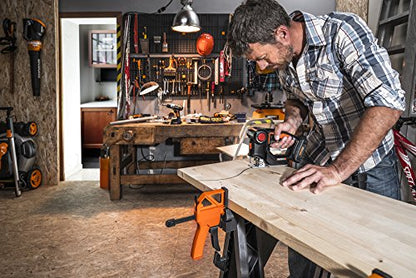 Worx 20V AXIS 2-in-1 Cordless Reciprocating Saw & Jig Saw, Orbital Cutting Reciprocating Saw, Pivoting Head Jigsaw Tool with Tool-Free Blade Change,