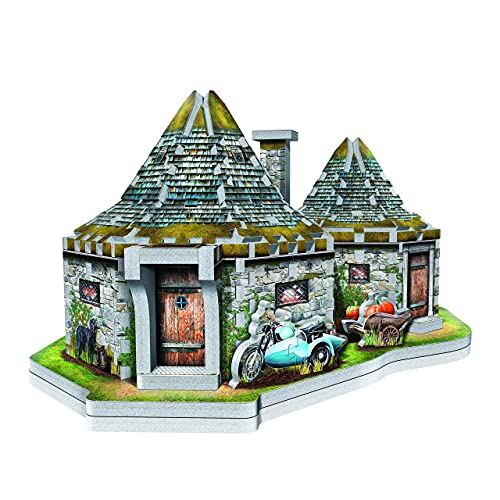 Wrebbit3D Harry Potter Hagrid’s Hut 3D Puzzle for Teens and Adults | 270 Real Jigsaw Puzzle Pieces | Not Just an Ordinary Model Kit for Adults for - WoodArtSupply