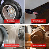 Baisiky 11" Extra Long Extension 1/4“ Straight Air Die Grinder, Professional Grade Heavy Duty Variable High Speed Baisiky