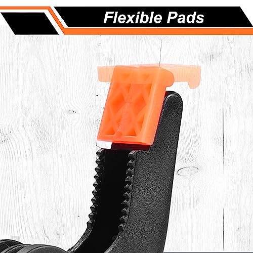 Spring Clamps 12 Packs, Spring Clips 3.5 inch Spring Clamp for Crafts and Professional Backdrop Clips, Plastic Clamps Clips for Backdrop Stand, Heavy Rondauno