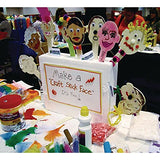 Craft Stick Faces - Set of 20 Colorations