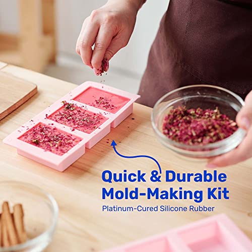 Specialty Resin & Chemical Cast-A-Mold Platinum (2-Gallon Kit) | Silicone Mold Making Kit | Food Grade Platinum-Cured Silicone Rubber | 2-Part DIY SPRESIN