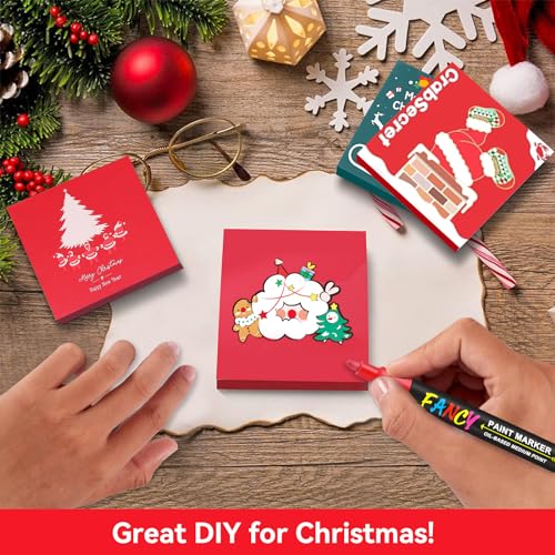 IVSUN Paint Pens Paint Markers, 20 Colors Oil-Based Waterproof Paint Marker Pen Set, Never Fade Quick Dry and Permanent, Works on Rocks Painting, IVSUN