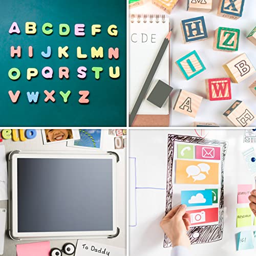 Magicfly Magnet Adhesive Sheets 8 x 10 Inch, 15 Pack Flexible Magnetic Sheets for Photos, Crafts and Die Storage, Easy Peel & Stick Magicfly