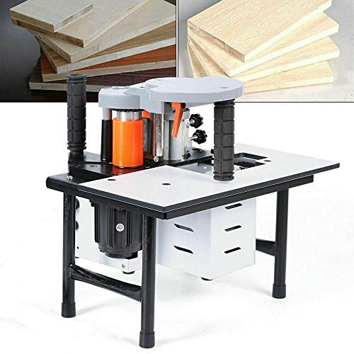 CNCEST Portable Edge Banding Machine Woodworking Double Side Gluing Edge Bander 110V US CNCEST