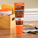 Elmer's E855 Carpenter's Wood Filler, 3.25-Ounce Tube, White 3 Pack Elmer's