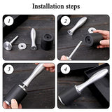 DIUDUS Leather Hammer Leather Mallet Craft Leather Carving Hammer Leather Maul for Stamping Tool Black Nylon Head Leather Mallet for Leather Work DIUDUS