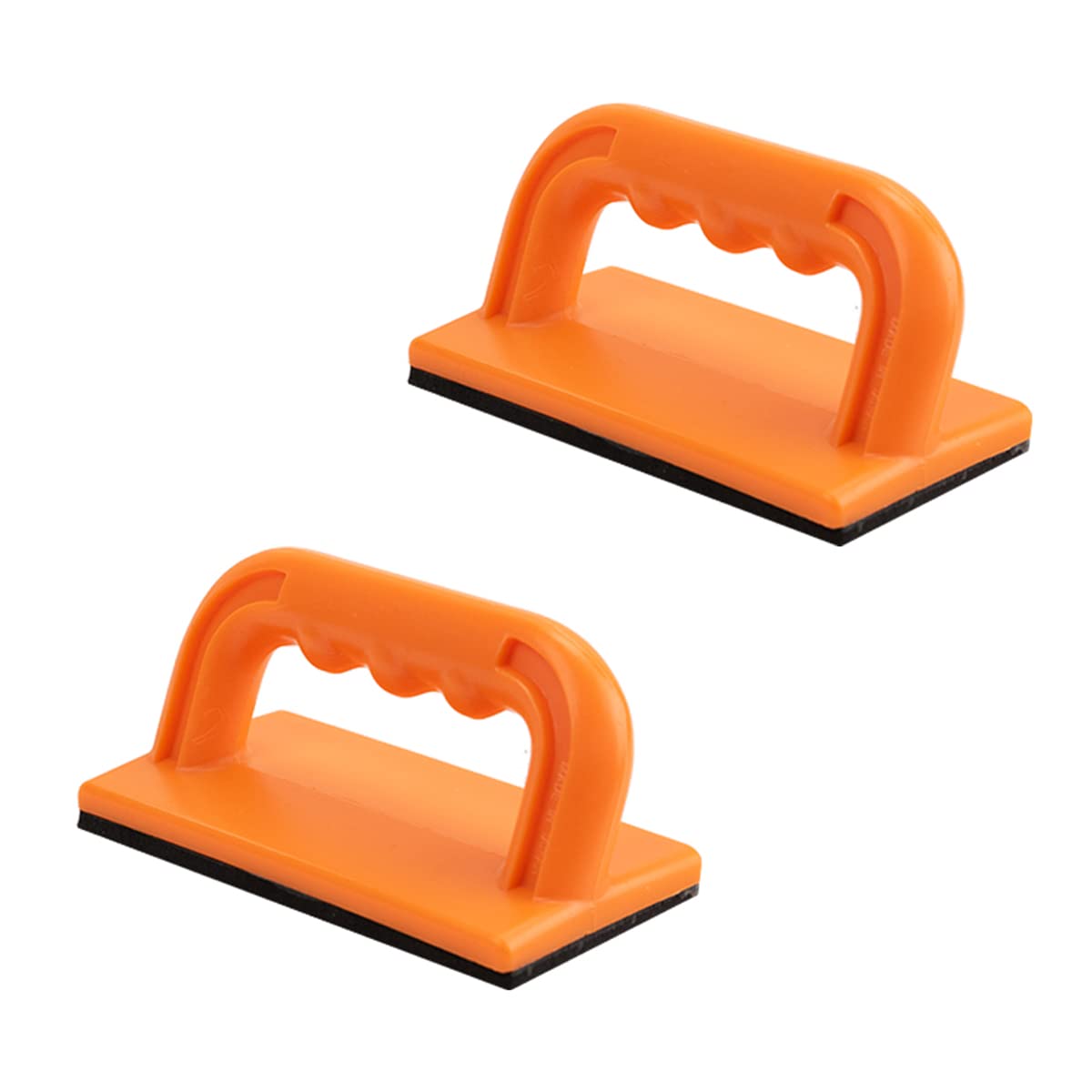 POWERTEC 71032 Safety Push Block Set for Woodworking, Table Saws, Jointers and Router Tables, Orange Color, 2-Pack - WoodArtSupply