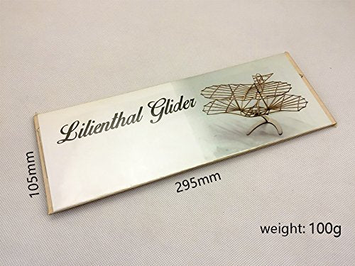 3D Wooden Puzzles Airplane DIY Otto Lilienthal Glider, Laser Cut Balsa Model Airplane Kits to Build for Adults, Perfect Wood Models Plane for Men - WoodArtSupply