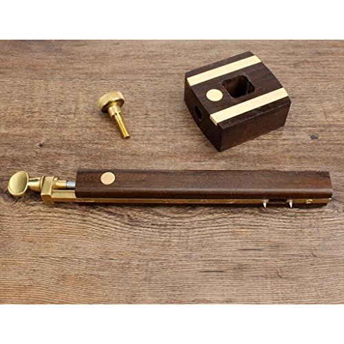 Yundxi Wood Marking Gauge Wood Scraper Scribe Mortice Gauge Marking Mortise Gauge Woodworking Measuring Tool (1#) - WoodArtSupply