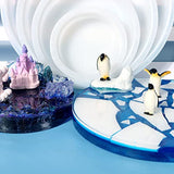 3 Deep Circle Silicone Molds for Resin, Large Resin Mold Glossy Deep Round Molds, 8“'x 2'' h. 6''x 2'' h. 4''x 2'' h, Deep Epoxy Resin Molds for AOEDEO