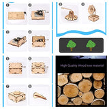 YII WMOC 3D Wooden Puzzle Music Box Phonograph Hand Crank Music Box Teaser Science and Education Education DIY Kits 3D Puzzles for Adults yii wmoc