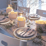 Prsildan 4 Pcs Large Natural Wood Slices, 11-12.5 Inches Unfinished Wood Centerpieces for Tables, DIY Round Rustic Wooden Circle Crafts for Wedding Prsildan