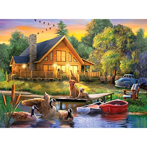 Cra-Z-Art - RoseArt - Kodak Premium - Guardians of The Lake - 550 Piece Jigsaw Puzzle