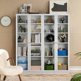 IRONMIX 72" Tall Metal Storage Cabinet with 5 Adjustable Shelves and Acrylic Doors for Home and Office IRONMIX