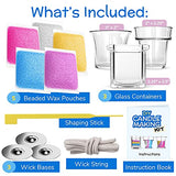 Rachel's Art - Candle Making Kit for Kids - DIY Kids Candle Making Kit - Design and Make Your Own Candles - Craft Supplies & Materials - 3 Glass Rachel's Art