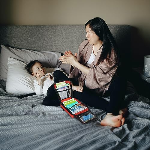 Be Smart Get Prepared 330 Piece First Aid Kit, All-Purpose: Clean, Treat, Protect Minor Cuts, Scrapes, Home, Office, Car, School, Travel, Emergency, Be Smart Get Prepared