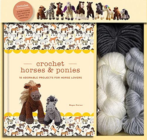 Crochet Horses & Ponies: 10 Adorable Projects for Horse Lovers (Crochet Kits) - WoodArtSupply