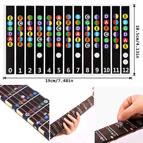 Anvin Acoustic Guitar Accessories Kit Including acoustic Guitar Strings, tuner, guitar capo, 3-in-1 restring tool, guitar picks, pick holder, bridge Anvin