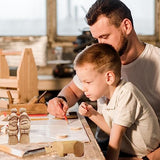 FACATH Basswood Carving Blocks 6 Pcs Whittling Wood Blocks Wood Carving Kit with 3 Different Sizes, Soft Bass Wood for Wooden Carving Easy to Use for FACATH