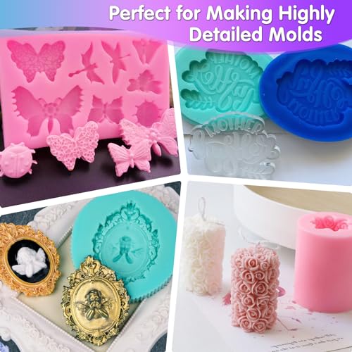 STARTSO WORLD Silicone Mold Making Kit 10A, 80OZ Liquid Silicone for Mold Making, Silicone Rubber Mold Making Kit 1:1 by Volume, Ideal for Casting STARTSO WORLD