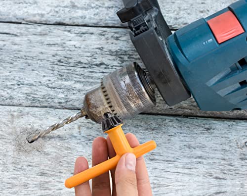 Drill Chuck Key Wrench, 6 Sizes Drill Press Chuck Key Replacement Drill Clamping Wrench Chuck Press Wrench Key for Electric Drill Clamping Tool of 4 Mdvora