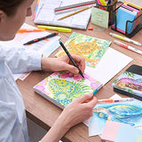 ARTEZA Inkonic Fineliners, Set of 72, 0.4 mm Tips Fine Point Markers, Assorted Art Pens, Water-Based Fine Tip Markers for Drawing, Sketching, ARTEZA