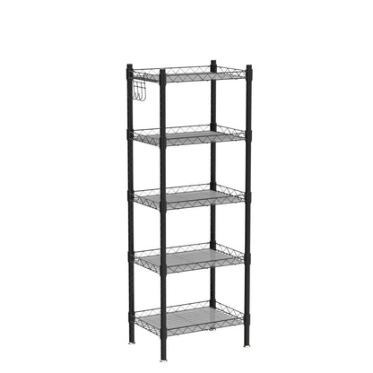 SORCEDAS Shelf 5 Wier Metal Storage Rack Shelving Unit Organizer for Kitchen Laundry Garage Bathroom Pantry Closet Office(16.54" Wx11.81 Dx50 - WoodArtSupply