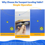 Teexpert Resin Leveling Companion, for Self-Leveling Epoxy Resin & Art Projects, Multipurpose Working Table with Surface Board (16''x 12''), Spirit Teexpert