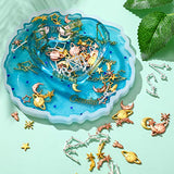 Cosmos Themed Resin Fillers and Resin Fillers Moon Star Resin Charms Alloy Epoxy Resin Supplies (Gold, Silver, Rose Gold, 82 Pieces) Hicarer