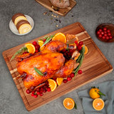 GaoMon 24 x 18 In Acacia Cutting Boardfor Kitchen, XXL Extra Large Charcuterie Cheese Platter Serving Tray, Food Prep and Serving Boards, Chopping GaoMon