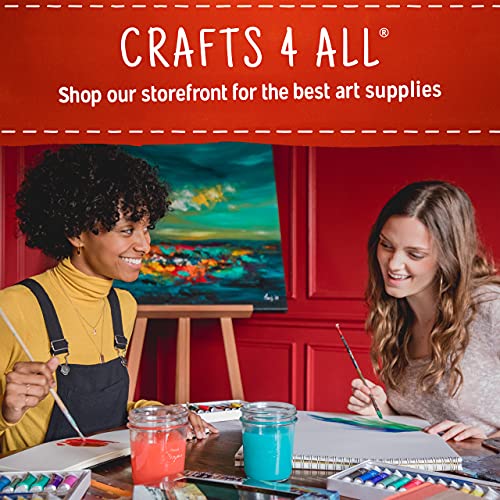 Fabric Pens for Clothes - Pack of 24 No Fade Markers - Machine Washable Shoe Markers for Fabric Decorating - Erase Stains Easily Crafts 4 All